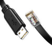 Câble console USB-RJ45 VegGieg en gros avec puce FTDI FT232 pour débogage de routeurs et commutateurs – Fourniture en vrac