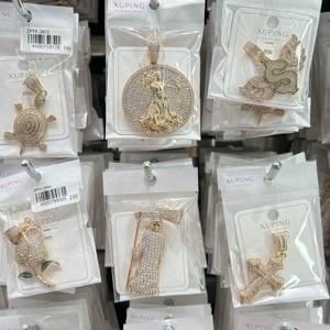 XUPING Schmuck Mode Kreuz Münze Jesus Jungfrau Maria Elefant Brief Nummer Herz Hip Hop Iced Out Große Big Rapper Anhänger - Product Image 1