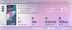 Teléfono <span class=keywords><strong>Motorola</strong></span> X30 5G Desbloqueado Reacondicionado al por Mayor, Pedido al por Mayor, Precios Bajos, Teléfono Inteligente Android - Product Image 3