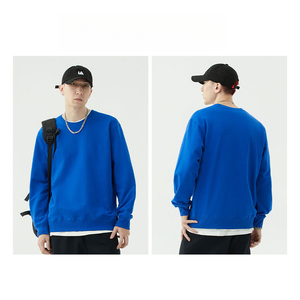 Felpa girocollo stampata in puro cotone da 300g, unisex, vestibilità ampia, primaverile, senza fodera, a maniche lunghe, per pubblicità e commercio estero - Product Image 1