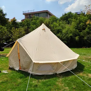 OASIS toptan özel tuval Uv dayanıklı açık çadır büyük uzay ışık lüks kamp çadırı
