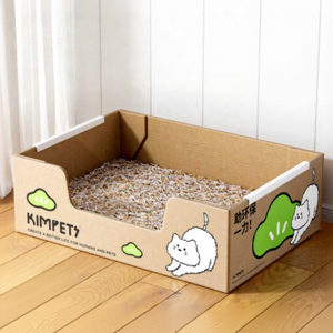 Litière pour <span class=keywords><strong>chat</strong></span> jetable en <span class=keywords><strong>papier</strong></span>, grande capacité, facile d'entretien, pliable et portable, vente en gros - Product Image 1