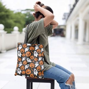 DLBZ Wholesale Eco-friendly Custom <b>Canvas</b> Shopping <b>Bag</b> with Rope Handle for Halloween Party - Product Image 6