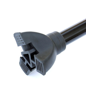 Bâton de marche télescopique Cleye en alliage d'aluminium noir, pliable, portable, aide pour personnes âgées - Product Image 3
