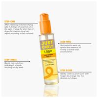 Huile Capillaire Définition Boucles Anti-Frisottis Hydratation Longue Durée Légère Non Grasse Rehausseur Naturel de Boucles 72ml Vente en Gros OEM