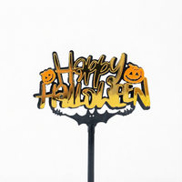 Halloween Kuchendekoration DIY Cupcake-Topper Schloss Geist Hexe Vampir Kürbis Kuchenflaggen Kinder Geburtstag Hochzeit Party Backdekoration