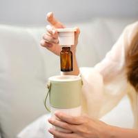 Diffuseur d'arômes portable sans fil SCENTA Private Label, très vendu en Amérique du Nord, avec poignée en cuir pour voiture et maison, machine à parfum