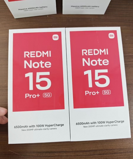 Original Xiaomi Redmi Note 15 Pro+ Plus Global Version 12GB+512GB Smartphone Android 5G Smart Phone Mobile 6500mAh for Xiaomi AI