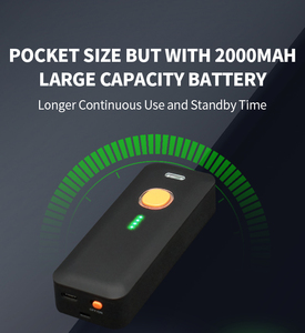 便携式蓝牙2.4G迷你1D 2D条形码扫描仪二维码阅读器，带USB Com，用于仓库物流扫描产品 - Product Image 4