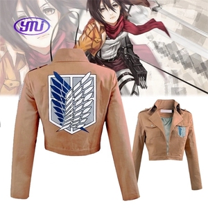 Chaqueta de Anime <span class=keywords><strong>Attack</strong></span> on <span class=keywords><strong>Titan</strong></span> <span class=keywords><strong>Shingeki</strong></span> <span class=keywords><strong>No</strong></span> <span class=keywords><strong>Kyojin</strong></span>, disfraz de Cosplay, abrigo, disfraces de Navidad, chaquetas animadas - Product Image 1