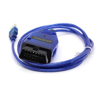 Câble de diagnostic USB Vag KKL CH340 avec interface KWP2000 OBD2, isolation en PVC et conducteur en cuivre pur 12V