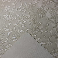 Cuir décoratif PVC floral nacré pour nappes et housses de table avec support en écailles de poisson