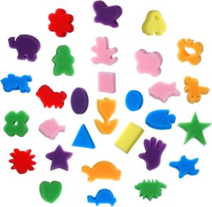 Các loại mô hình miếng bọt biển cho bức tranh học tập sớm miếng bọt biển & cọ rửa miếng đệm cho trẻ mới biết đi miếng bọt biển trang trí nội thất - Product Image 1