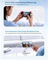 Câble de données USB vers Type-C et Type-C vers Type-C de 1 m, transparent, 100 W, avec manchon de protection en silicone pour téléphone portable, charge rapide