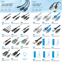 Câble USB vers RS-232 OEM, adaptateur série DB9 USB 2.0 mâle-mâle avec blindage en feuille d'aluminium et tressé pour scanner, ordinateur, imprimante TPV