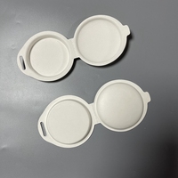 Offre Spéciale Logo personnalisé biodégradable écologique conceptions innovantes pâte à papier moulé emballage bijoux anneau boîte de papier de pulpe