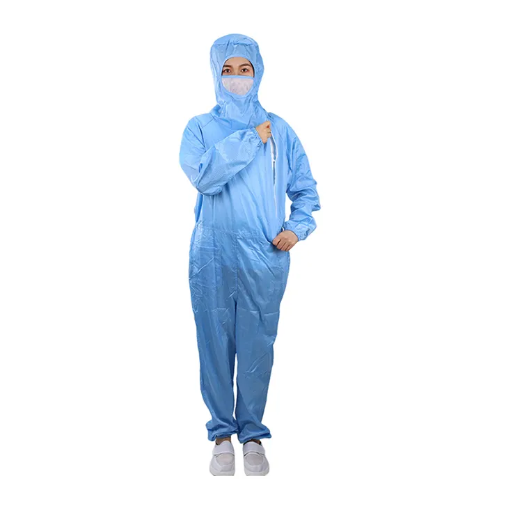 Nieuwe Product Fabriek Leverancier Esd Lab Jas Cleanroom Coverall Antistatische Kleding