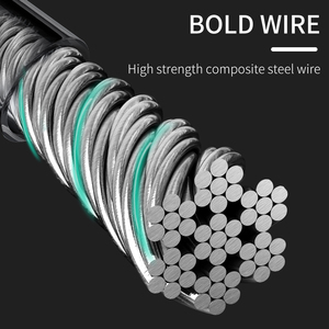 Antivol portable pour vélo de montagne, cadenas à combinaison à 5 chiffres, sécurité renforcée pour vélo - Product Image 5