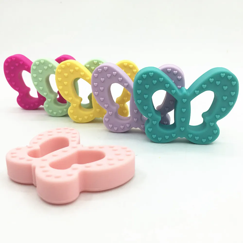 New Arrival BPA Free 100% Food Grade Baby Teethers Silicone Teething Toys Chewing Ball for Infant