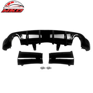 Lèvre de pare-chocs arrière noire brillante V1 pour Dodge Durango 2011-2025 – Diffuseur, aileron et kit carrosserie de haute qualité - Product Image 4