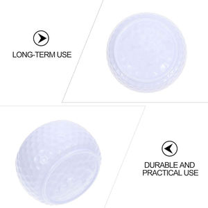 Balles de golf personnalisées de haute qualité à trois couches en Surlyn, logo personnalisé, forme plate, colorées, 2/3 pièces, durables, pour la practice de golf - Product Image 6