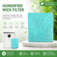 Filtre à mèche de rechange pour humidificateur, pièces détachées pour purificateur d'air, accessoires de filtration d'air pour humidificateur