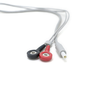 Câble de raccordement OEM avec fiche banane de sécurité 2,35 mm vers double prise femelle 4,0 mm à bouton-pression avec curseur SR