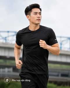 Camiseta Deportiva Personalizada OEM de Manga Corta Raglán para Hombre, Absorbente de Humedad, para Entrenamiento Atlético y Actividades Deportivas - Product Image 6