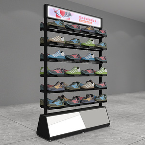2025 New Style Higher Quality <b>Shelf</b> Accept Customized Model <b>Shoes</b> Store Display Rack Floor Display Props <b>Shelf</b> - Product Image 1