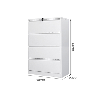 Kích thước tùy chỉnh đơn giản thiết bị văn phòng bên <span class=keywords><strong>4</strong></span> ngăn kéo Tủ hồ sơ - Product Image 6