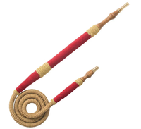 Tuyau de narguilé personnalisé de luxe d'usine OEM accessoires de Sheesha de narguilé avec la technique de miroir pour le narguilé chicha de pipe de Shisha