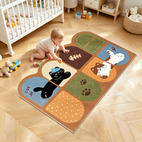 Tapis pour enfants imprimé sur mesure, antidérapant, lavable en machine et résistant aux taches, tapis pour bébé, tapis d'activité personnalisable, tapis de chambre d'enfant