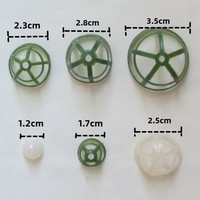 Vente en gros d'accessoires et de matériaux variés pour fleurs artificielles, fabrication de fleurs factices, modèle de moulage par injection KW-032, usine de Yiwu
