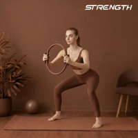 Set de Pilates Premium para Ejercicio en Casa con Anillo, Pelota y Bandas de Resistencia para Mujeres, Entrenamiento Diario y en Estudio