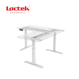 Khung Bàn Máy Tính Điều Chỉnh Chiều Cao Ba Chân Hình Chữ L Màu Trắng Văn Phòng Loctek ET223L(IB) - Product Image 6