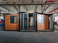 Maisons conteneurs pliantes préfabriquées JTL Manufactory 20ft 40ft, bureaux et villas pliables en kit