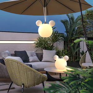 โคมไฟแขวนกันน้ำแบบชาร์จไฟได้สำหรับสวน ลานบ้าน ระเบียง วิลล่า - Product Image 1