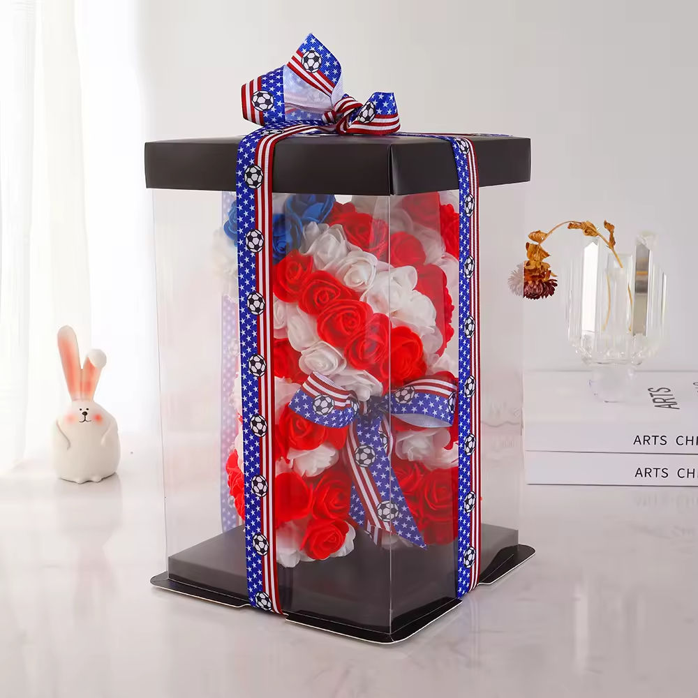 Oso de Estados Unidos + Caja de Regalo