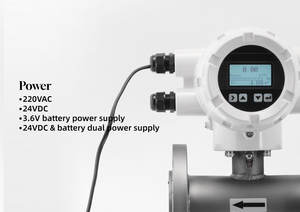 <span class=keywords><strong>Flowmeter</strong></span> Elektromagnetik Baja Tahan Karat Tahan Bahan Kimia dari Cina untuk Lumpur dan Air Limbah dengan Layar LCD Cerdas - Product Image 5