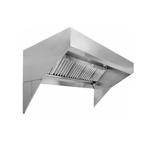 Campana Extractora de Cocina Comercial de Acero Inoxidable con Filtro de Grasa, Campana de Extracción Ventilada para Camión de Comida - Product Image 1