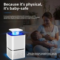 Nouvelle Lampe Anti-Moustiques USB Domestique à Aspiration avec Technologie LED et Attraction Irrésistible pour l'Élimination des Moustiques