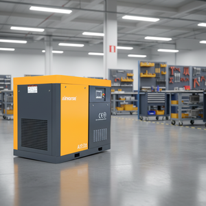 ضاغط هواء لولبي موفر للطاقة بقدرة 55 كيلوواط و75 كيلوواط مع محول تردد للاستخدام الصناعي - Product Image 3