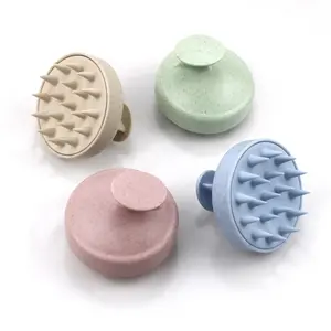 New Design 2024 Fashion Pink Waterproof Shower Wig Hair Brush Scalp Massage Exfoliator Tool for Dry Wet Oil Hair