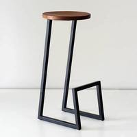 Tabouret de bar moderne de haute qualité, écologique, avec une construction durable, facile à assembler, pour salon, chambre, hôtellerie, usage domestique