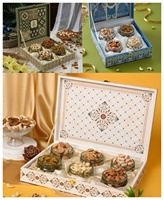 Boîte à noix rigide de luxe recyclable avec lamination mate, vente en gros, noix de cajou, noisettes, noix, boîte cadeau, logo personnalisé, design élégant