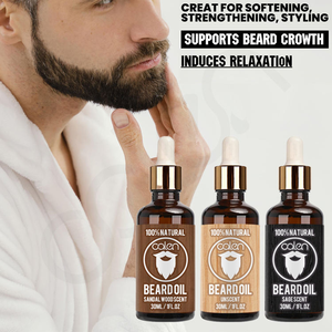 Olio per Barba Luxfume per <span class=keywords><strong>Uomo</strong></span>, Formula Idratante Cruelty Free, Rinfrescante e Anti-Prurito per una Crescita Sana - Product Image 2