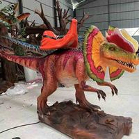 Manèges de dinosaures de simulation pour parcs d'attractions, modèles animatroniques pour adultes et enfants