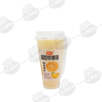 Groothandel Popping Boba Melkdrank Halal Kant-en-klaar Drinkbeker Drankje Gemengde Fruit Smaak Popping Pearl Melkdrank