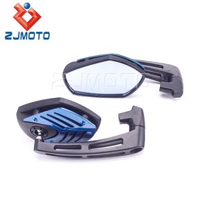 Espejos retrovisores universales para motocicleta Harley, Yamaha, <span class=keywords><strong>Suzuki</strong></span>, Kawasaki, Cruiser, Scooter, 8mm y 10mm - Product Image 5