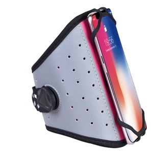 Soporte de teléfono de pulsera giratorio de silicona de cuero PU para hombres y mujeres Moda para correr deportivo Compatible con iPhone 12/13/14/15 Pro - Product Image 1